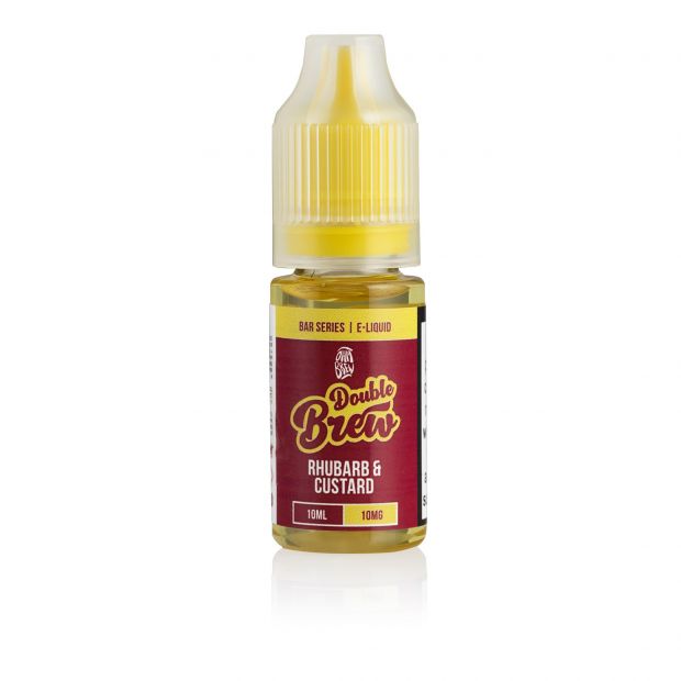 Ohm Brew Rhubarb & Custard Double Brew 10ml Nic Salt E-Liquid